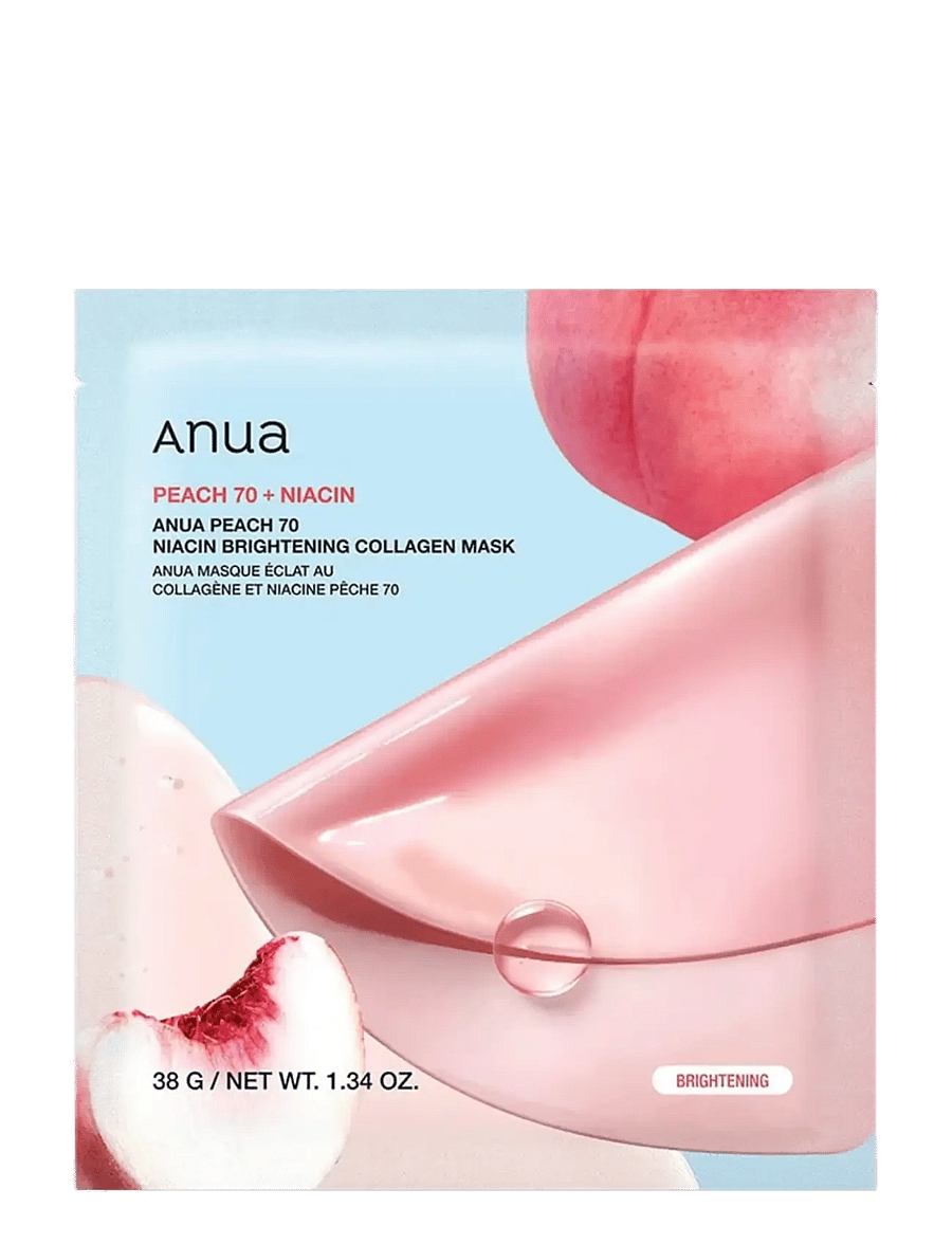 Anua - Peach 70 Niacin Brightening Collagen Mask - sheet masks - clear - 1
