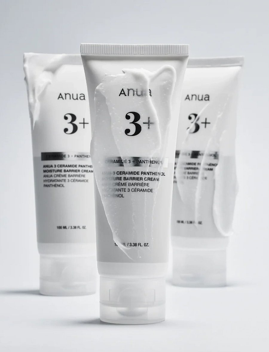 Anua - 3 Ceramide Panthenol Moisture Barrier Cream - dagkrem - clear - 2