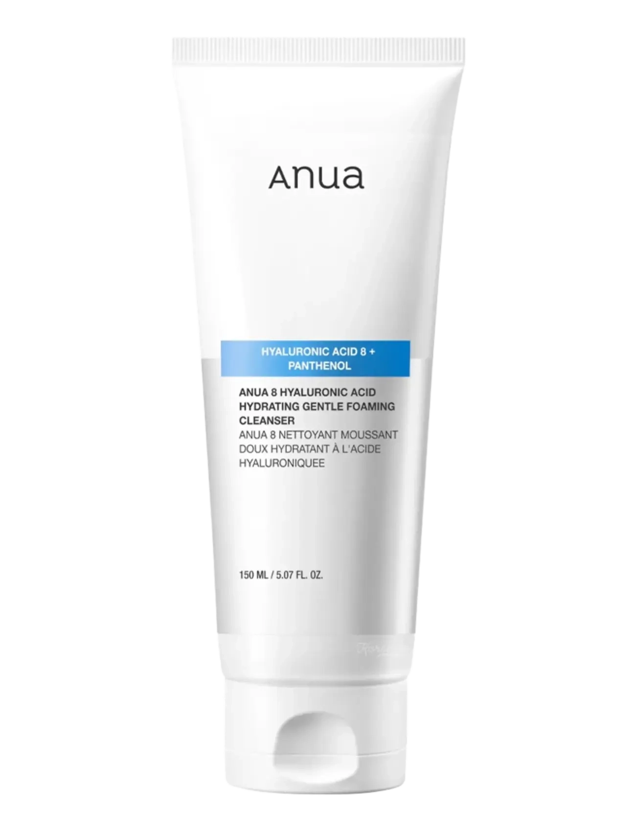 Anua 8 Hyaluronic Acid Hydrating Gentle Foaming Cleanser - Foaming cleanser - CLEAR / undefined