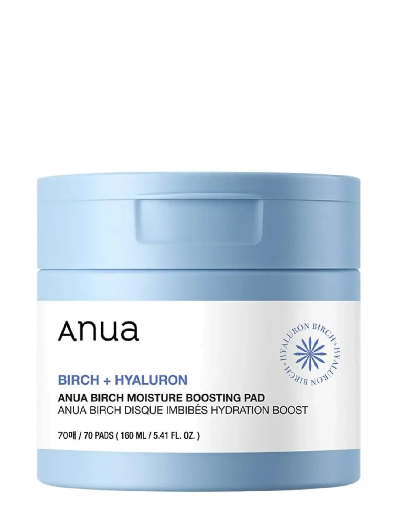 Anua Birch Moisture Boosting Pad, Tonerpude, Nude, Str: 160 ML