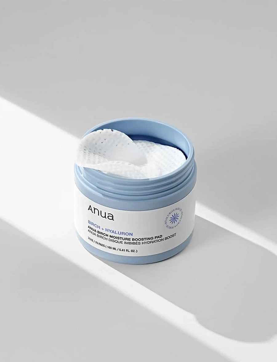 Anua - Birch Moisture Boosting Pad - toner pads - clear - 3