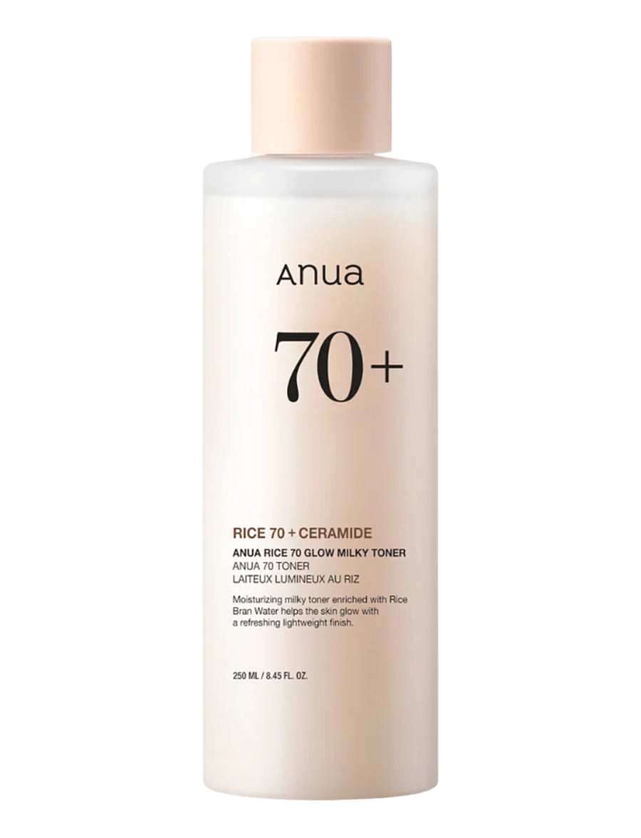 Anua - Rice 70 Glow Milky Toner - Återfuktande ansiktsvatten - clear - 0