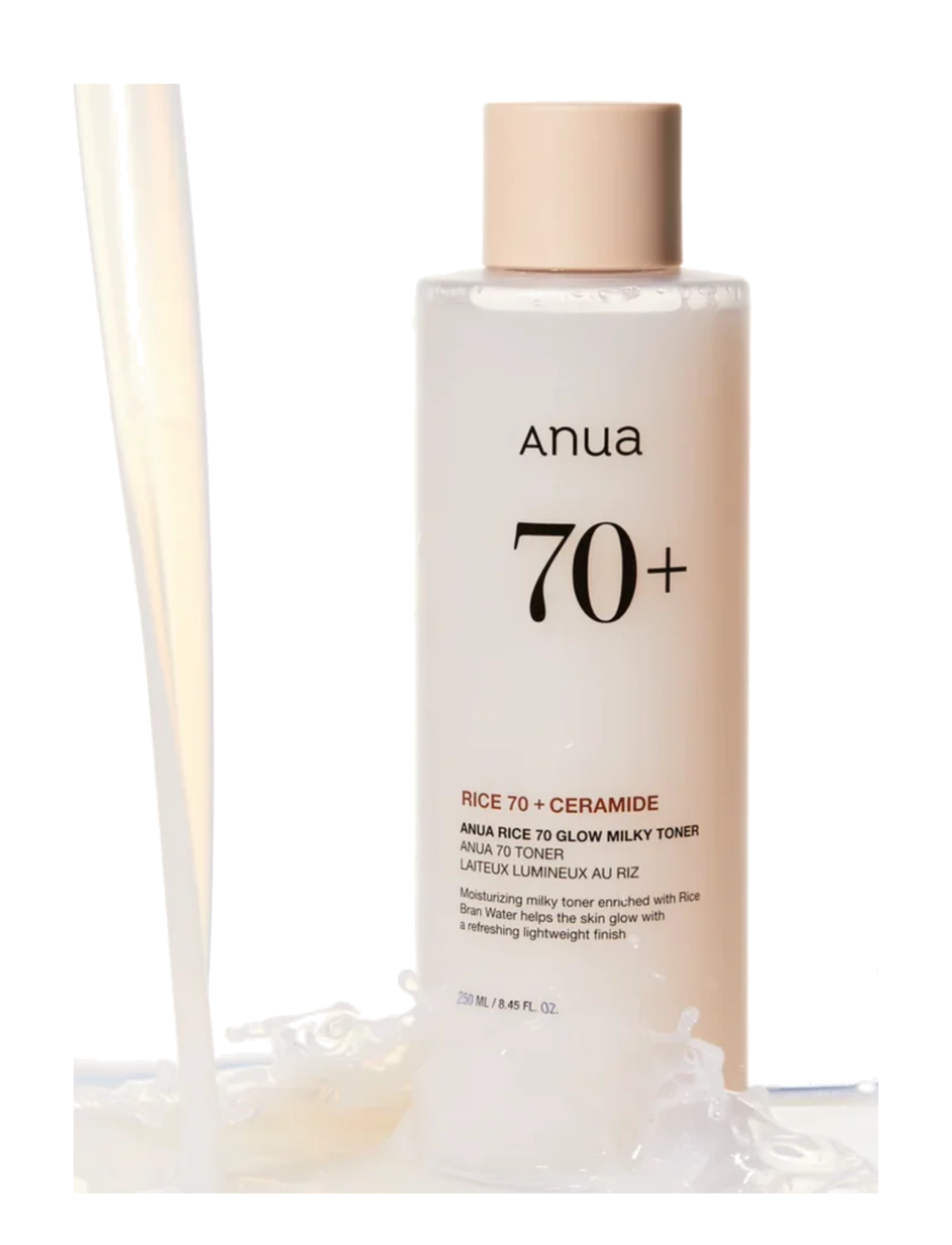 Anua - Rice 70 Glow Milky Toner - ansiktsvatten - clear - 1