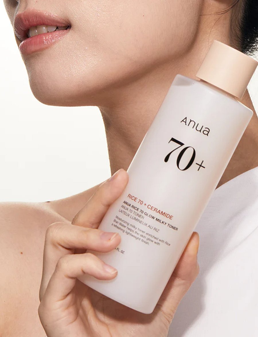 Anua - Rice 70 Glow Milky Toner - Återfuktande ansiktsvatten - clear - 2
