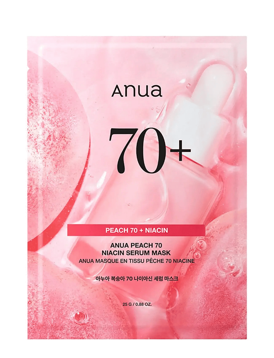 Anua - Peach 70 Niacin Serum Mask - sheet masks - clear - 1