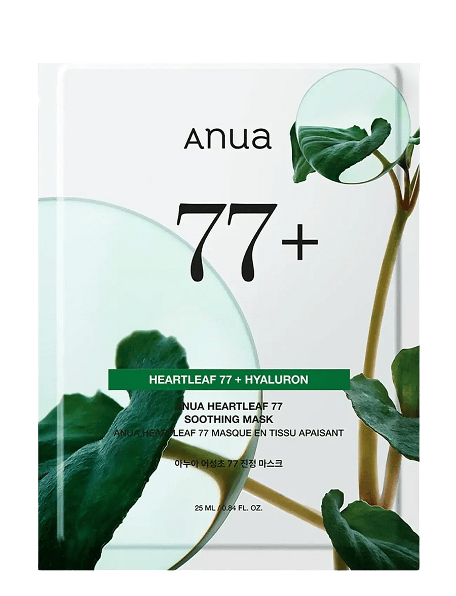 Anua - Heartleaf 77% Soothing Sheet Mask - sheet masks - clear - 1