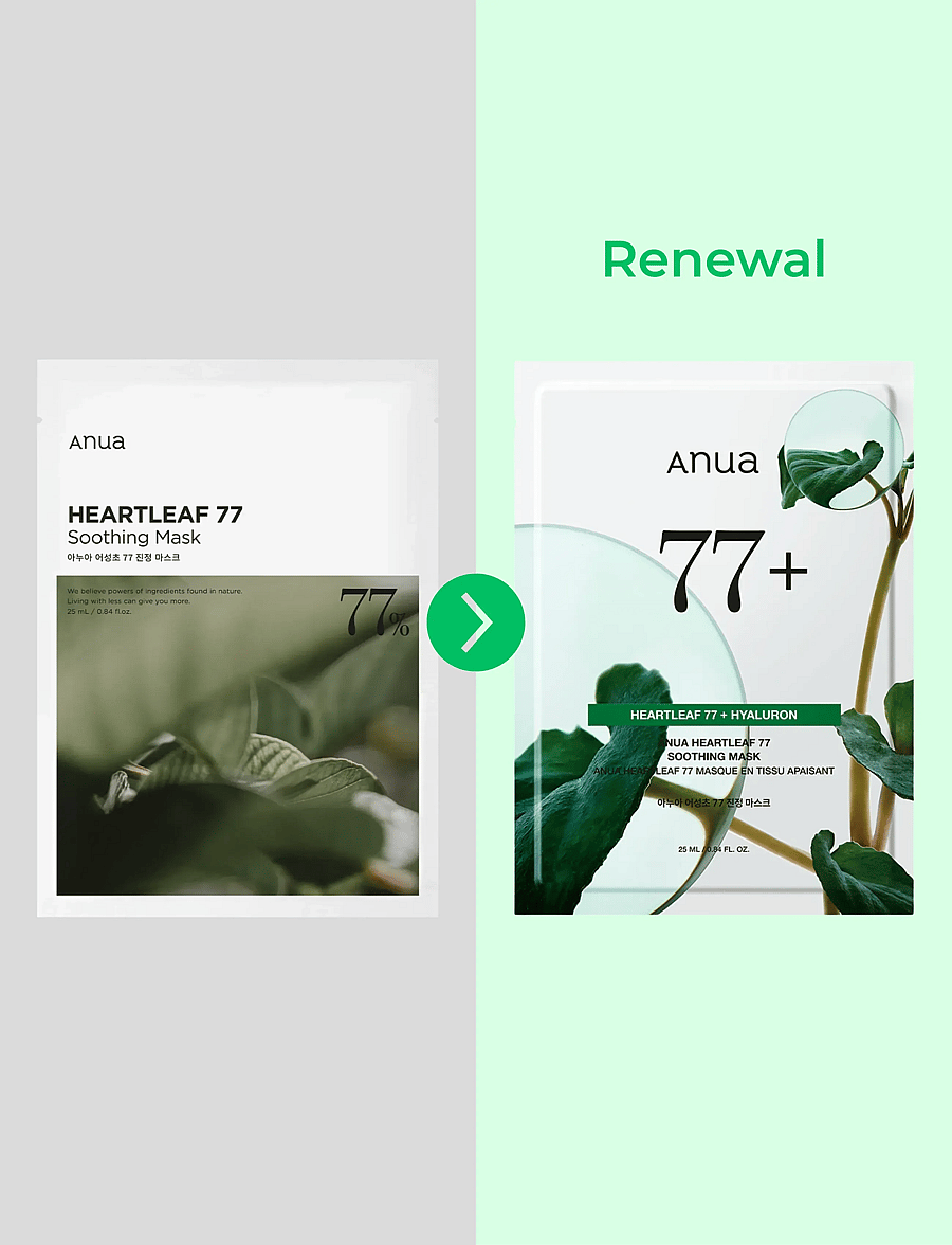 Anua - Heartleaf 77% Soothing Sheet Mask - sheet masks - clear - 2
