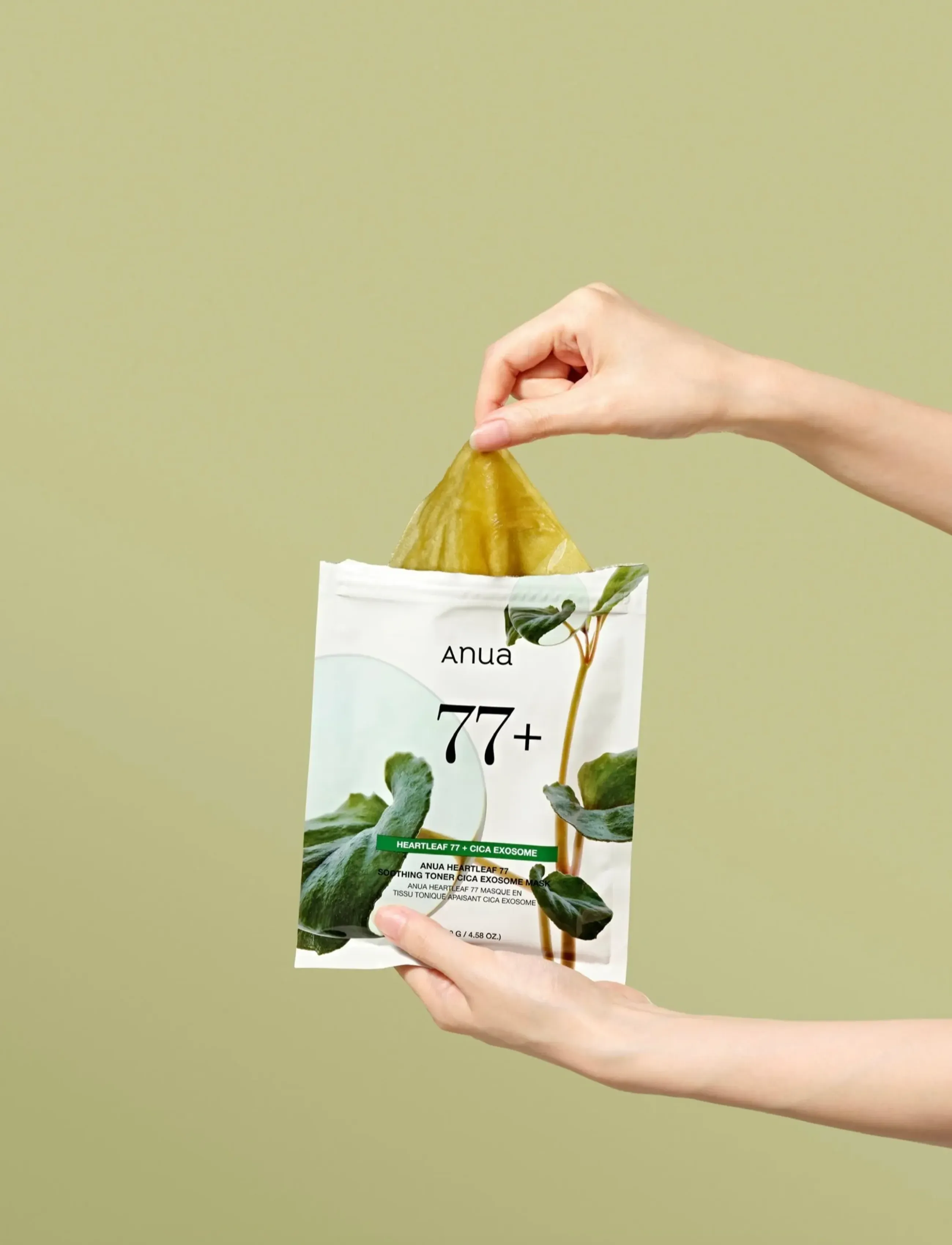 Anua - Heartleaf 77% Soothing Sheet Mask - sheet masks - clear - 3
