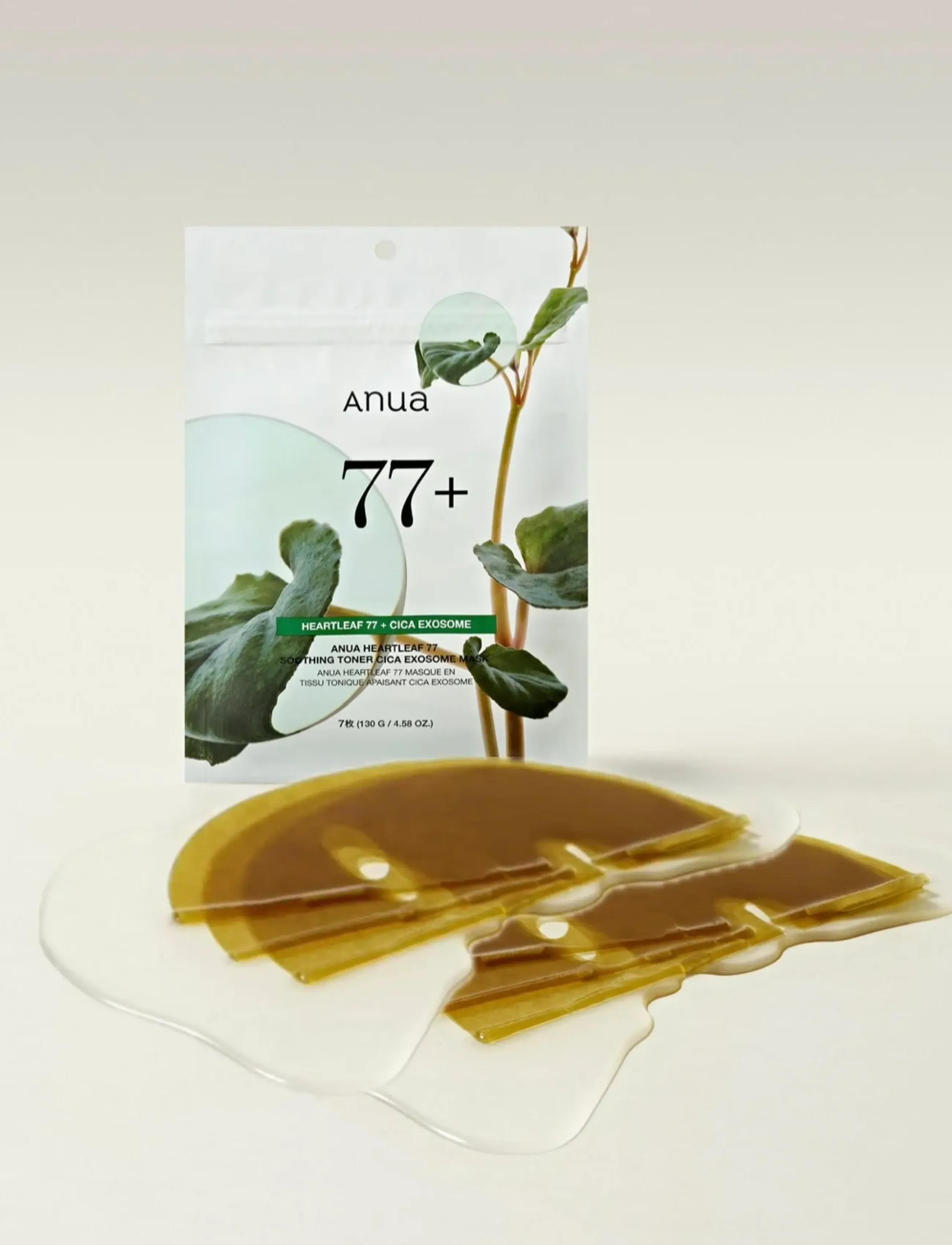 Anua - Heartleaf 77% Soothing Sheet Mask - sheet masks - clear - 4