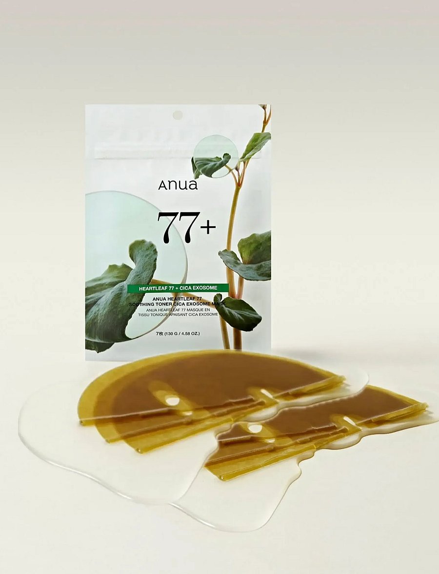 Anua - Heartleaf 77% Soothing Sheet Mask - sheet masks - clear - 4