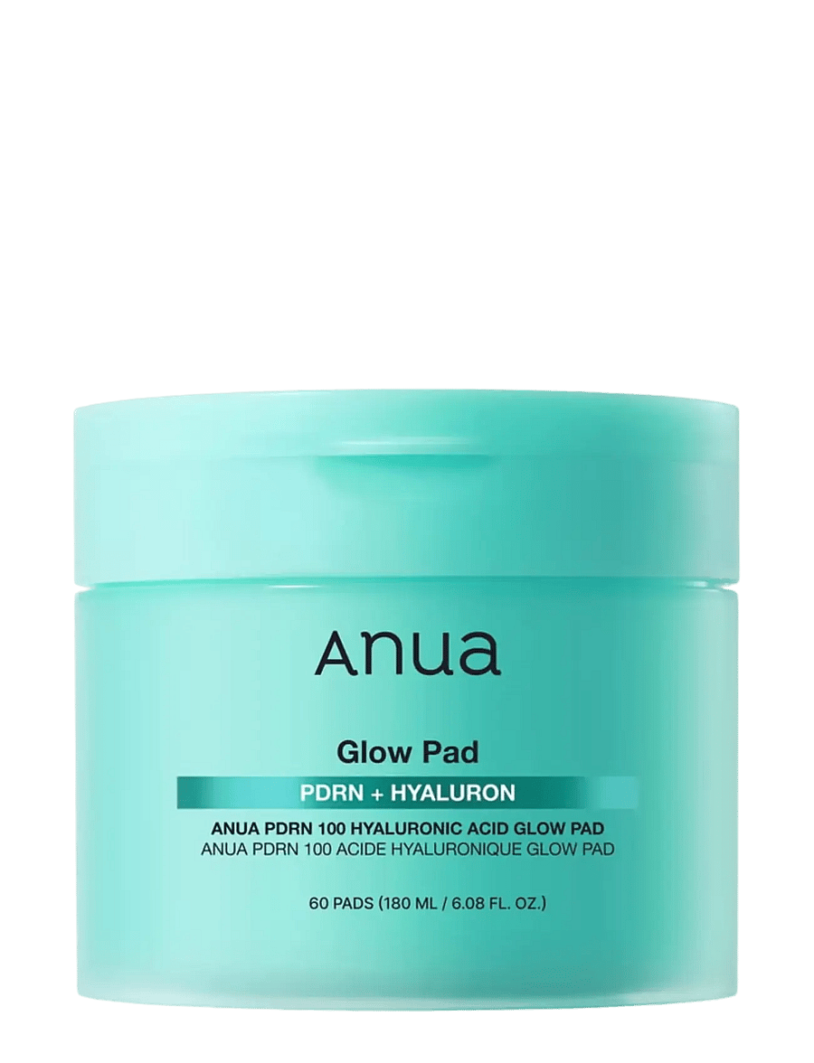 Anua - PDRN 100 Hyaluronic Acid Glow Pad - toner pads - clear - 1