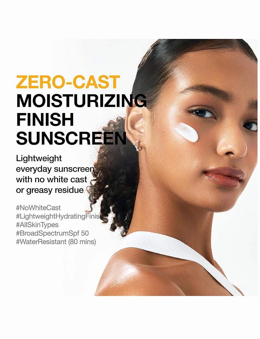 Anua - Zero-Cast Moisturizing Finish Sunscreen - til ansigtet - clear - 3