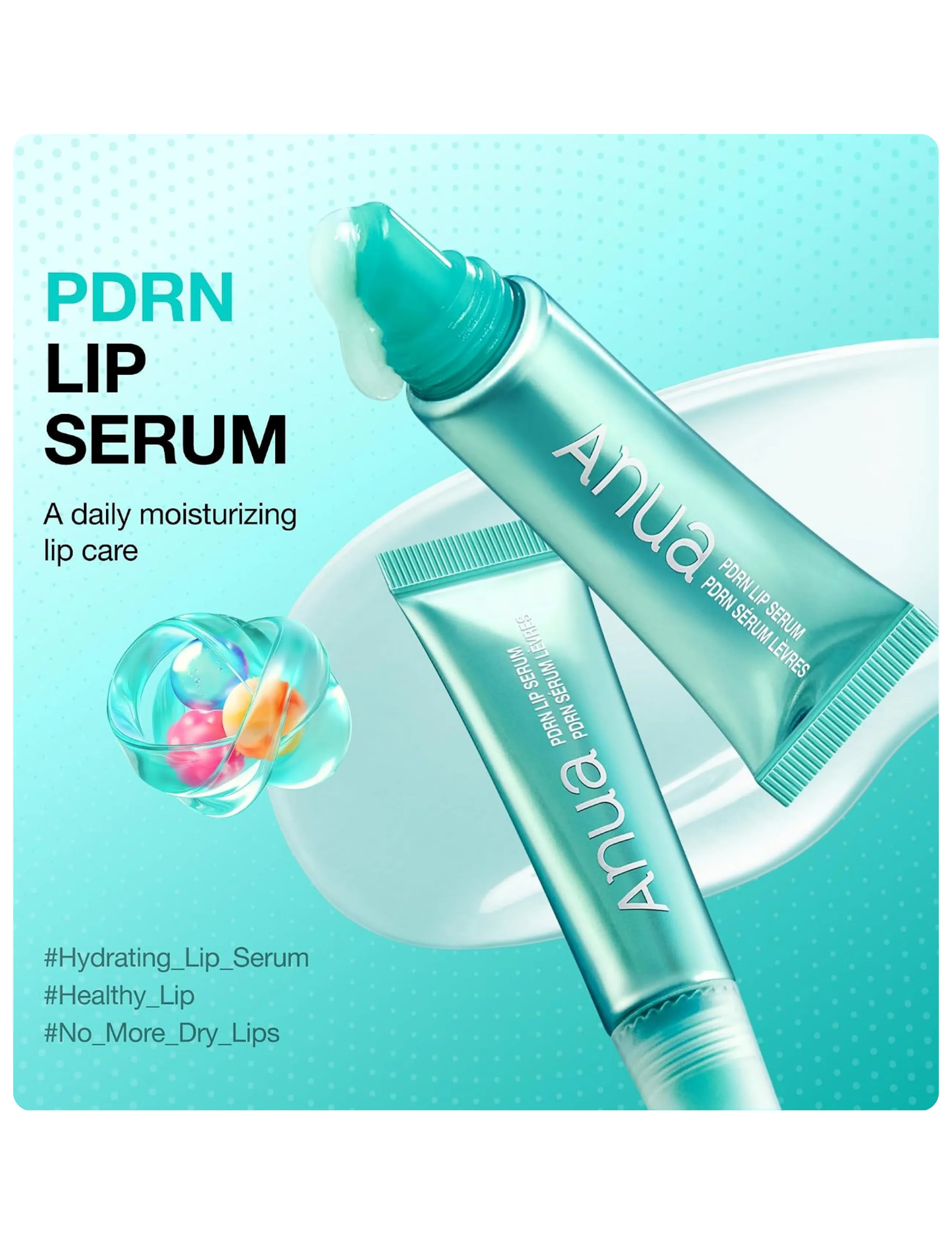 Anua - PDRN Lip Serum - läppbalsam - clear - 0