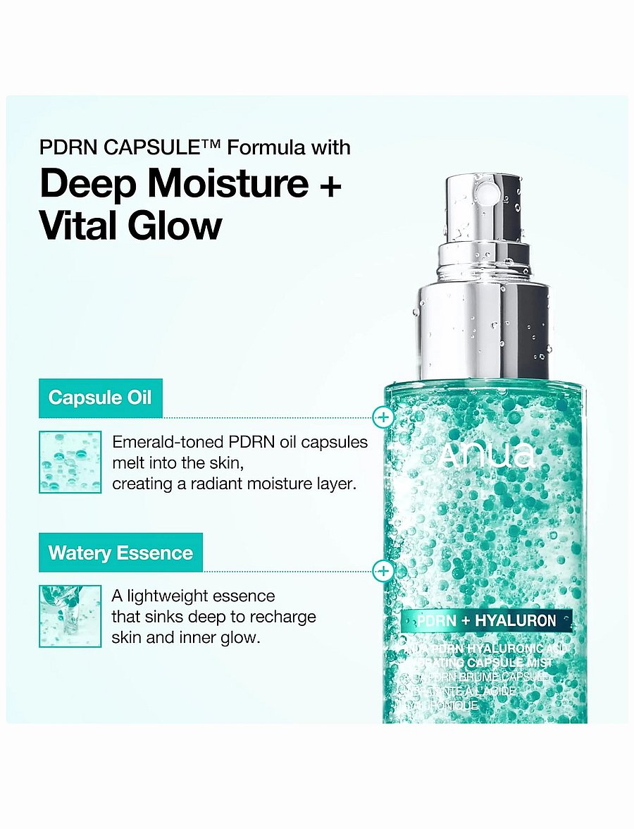 Anua - PDRN Hyaluronic Acid Hydrating Capsule Mist - clear - 5
