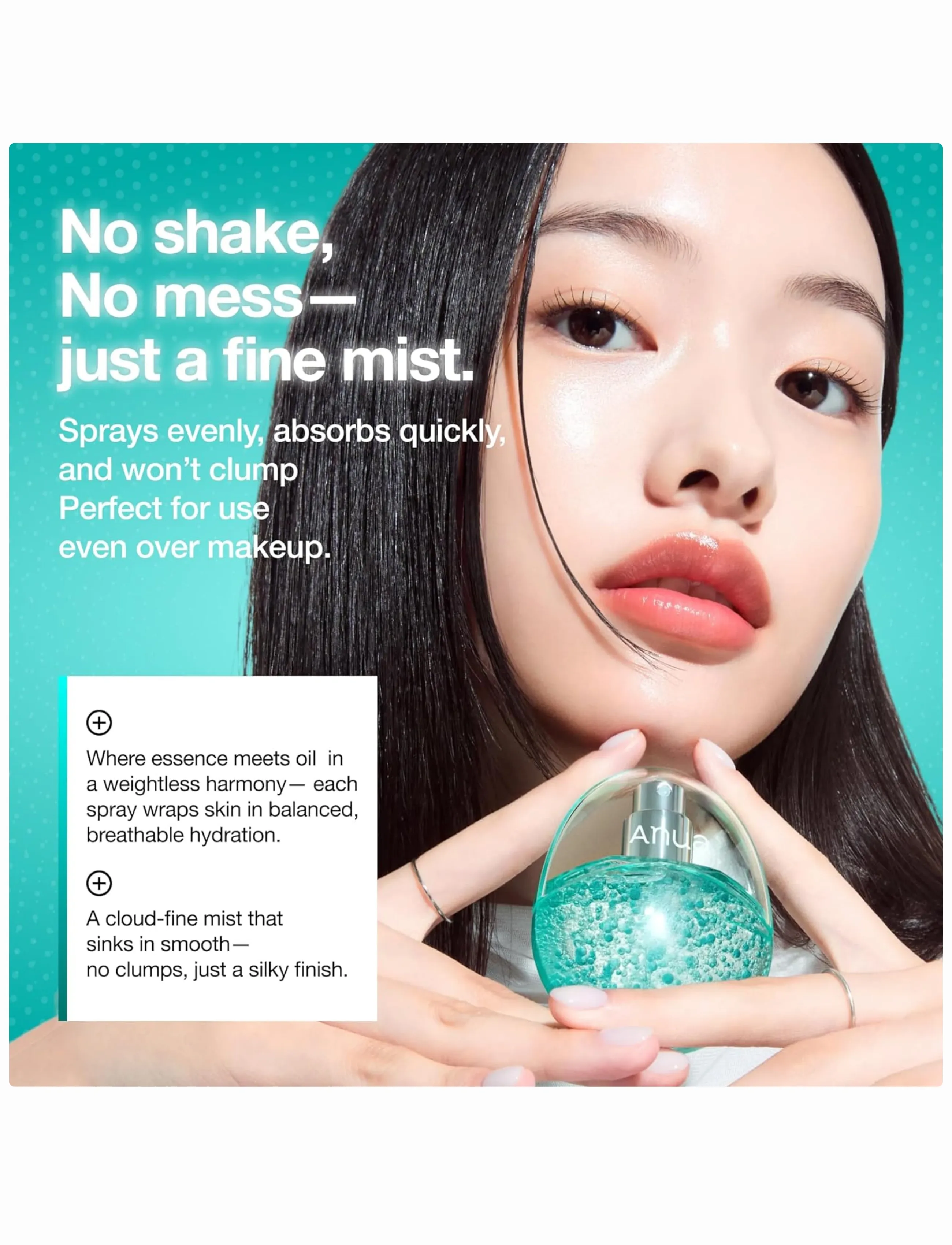 Anua - PDRN Hyaluronic Acid Hydrating Capsule Mist - ansigtsmist - clear - 3