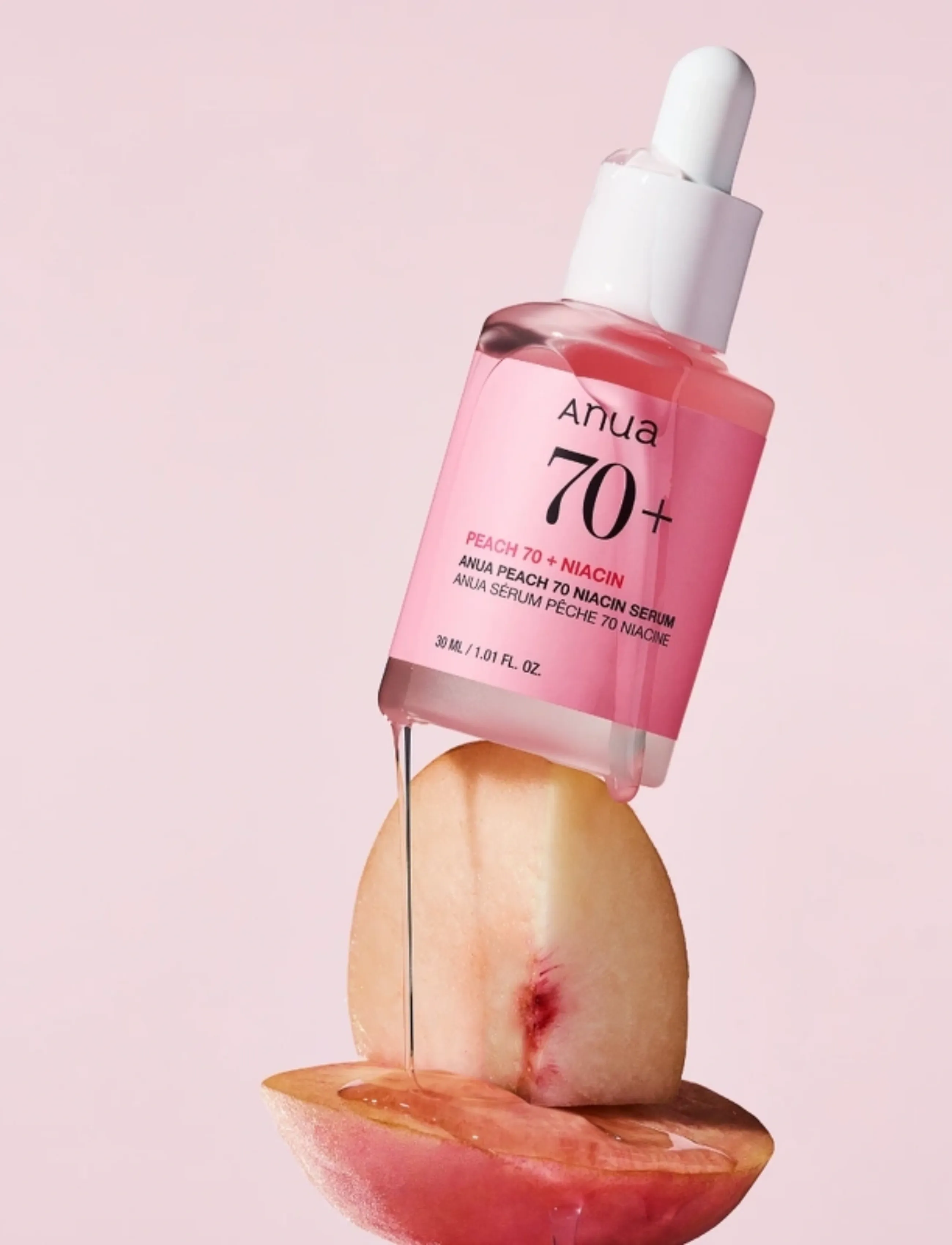 Anua - Peach 70% Niacinamide Serum - serum - clear - 4