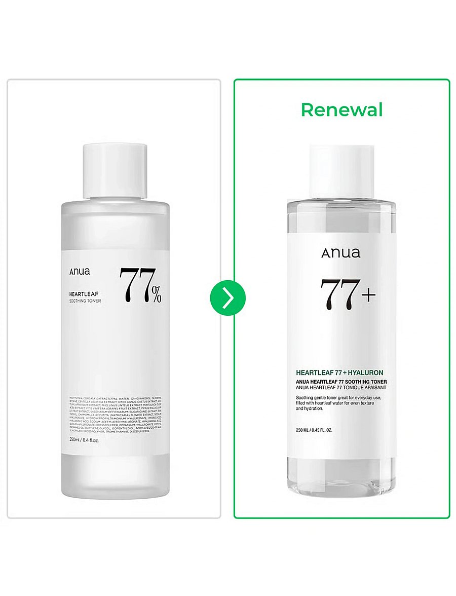 Anua - Heartleaf 77% Soothing Toner - kosteuttavat kasvovedet - clear - 0