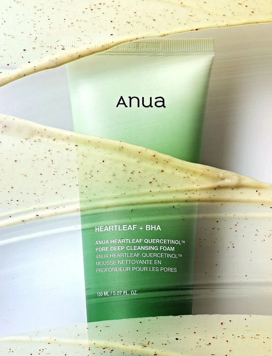 Anua - Heartleaf Quercetinol Pore Deep Cleansing Foam - foaming cleanser - clear - 0