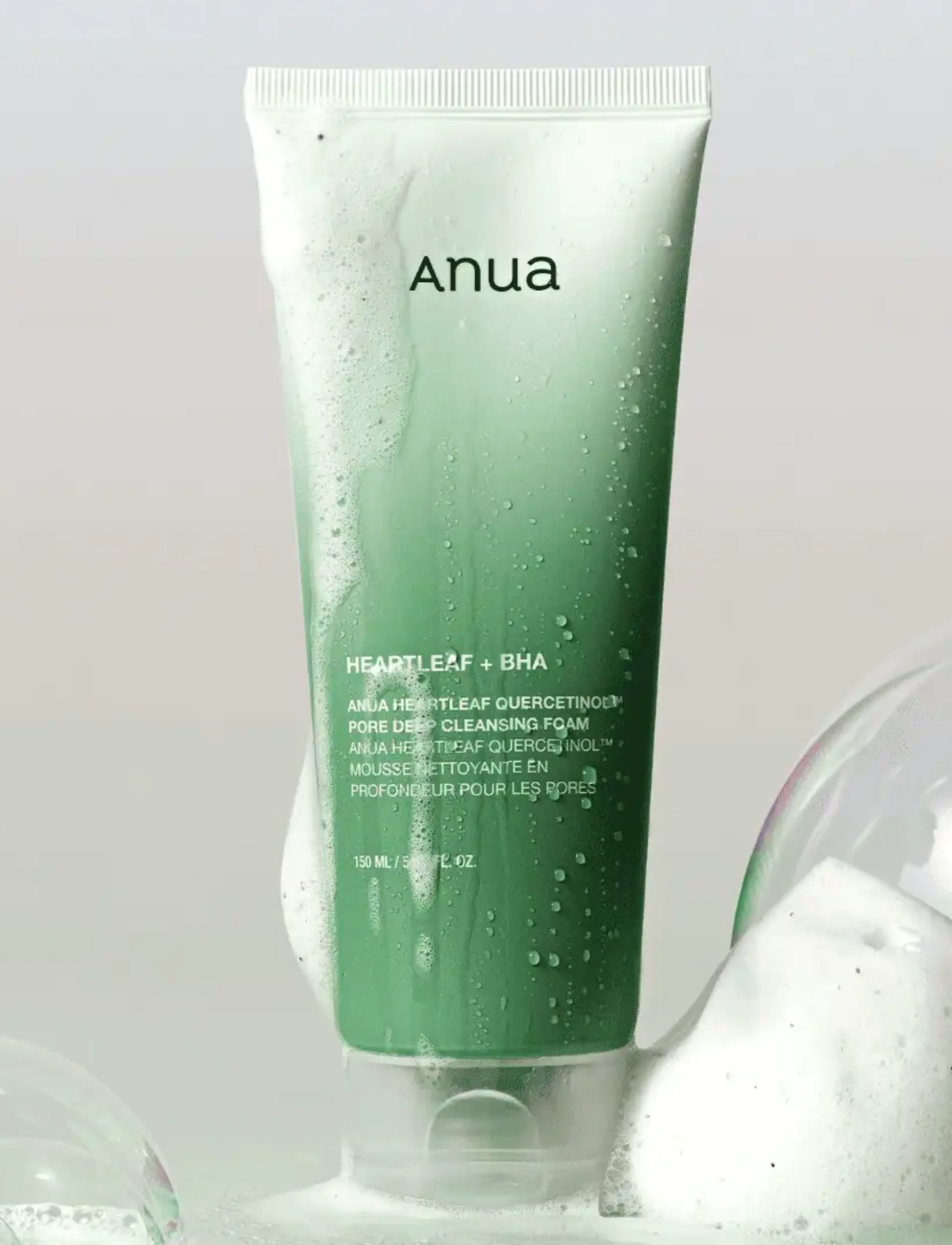 Anua - Heartleaf Quercetinol Pore Deep Cleansing Foam - ansiktsrengöring - clear - 3