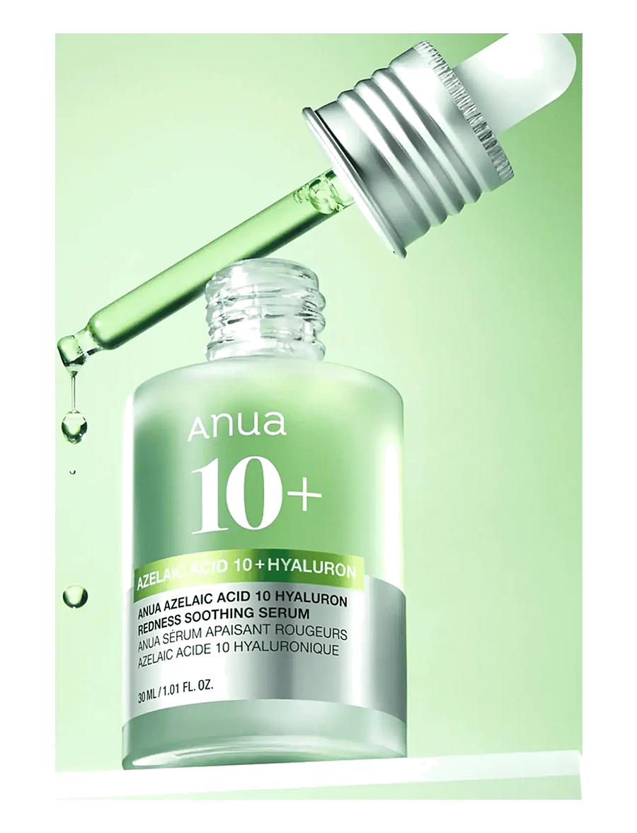 Anua - Azelaic Acid 10 Hyaluron Redness Soothing Serum - serum - clear - 1