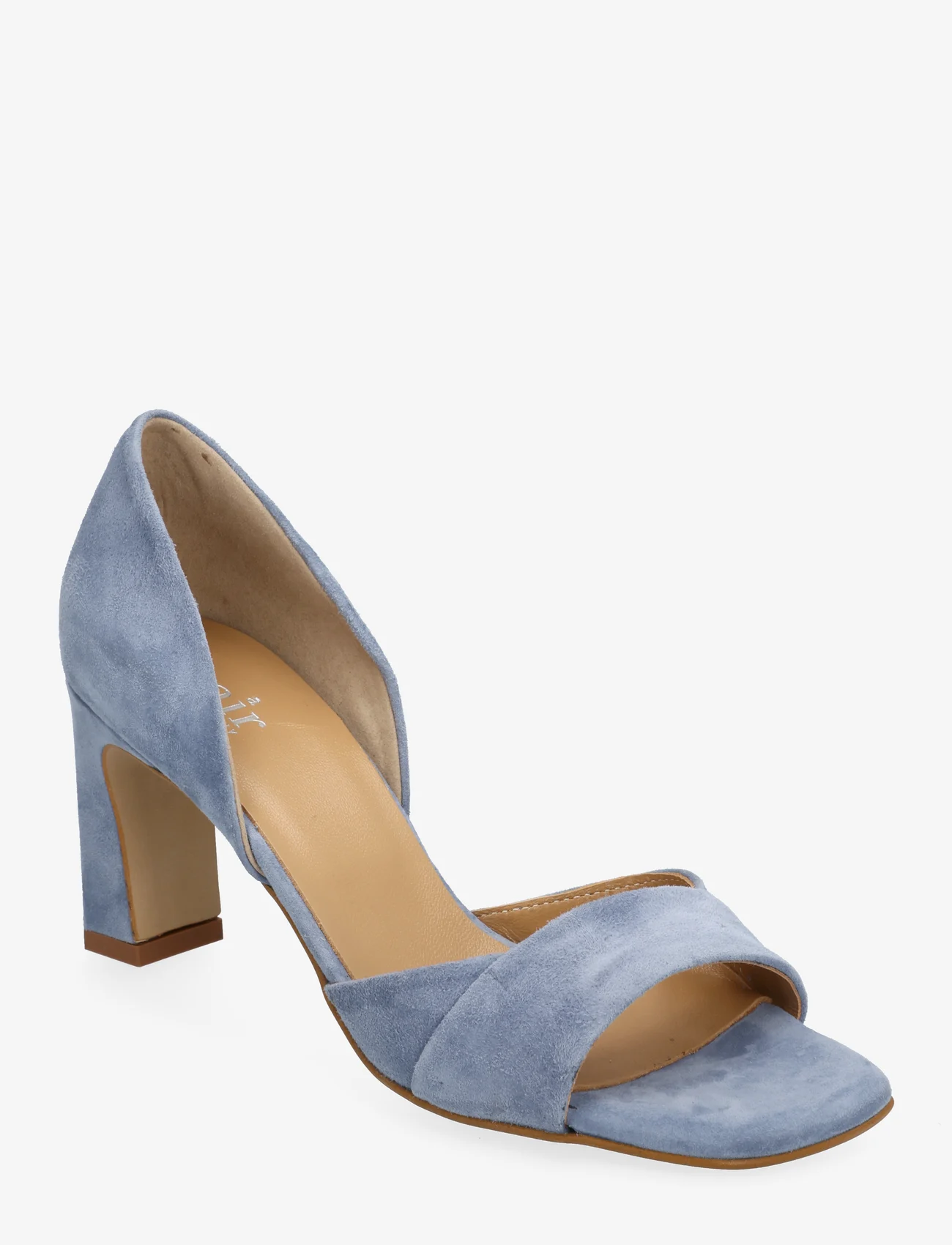 Apair - Open side elegant - heeled sandals - blue jeans - 0