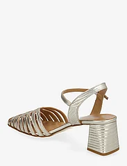 Apair - String cross medium - heeled sandals - platino - 2