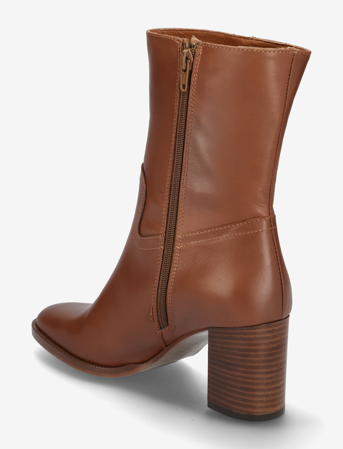 Apair - 3/4 bootie wooden - hohe absätze - cuoio - 3