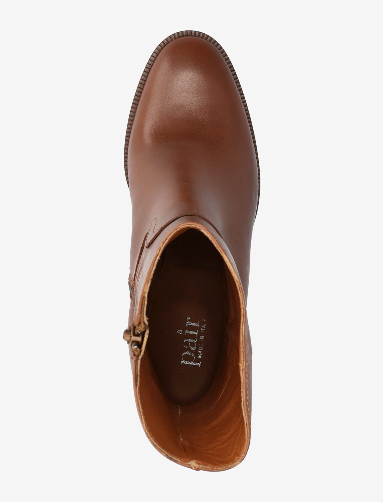 Apair - 3/4 bootie wooden - hohe absätze - cuoio - 2