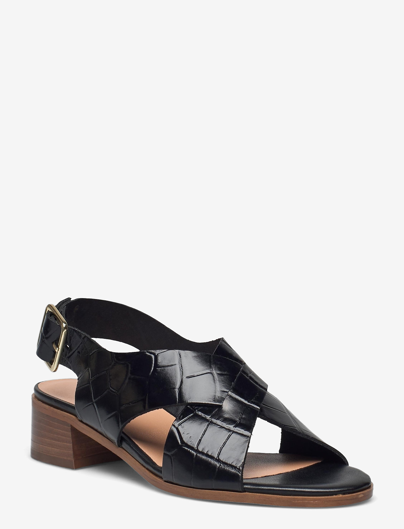 Apair - Cut cross sandal low - nero (black) - 0