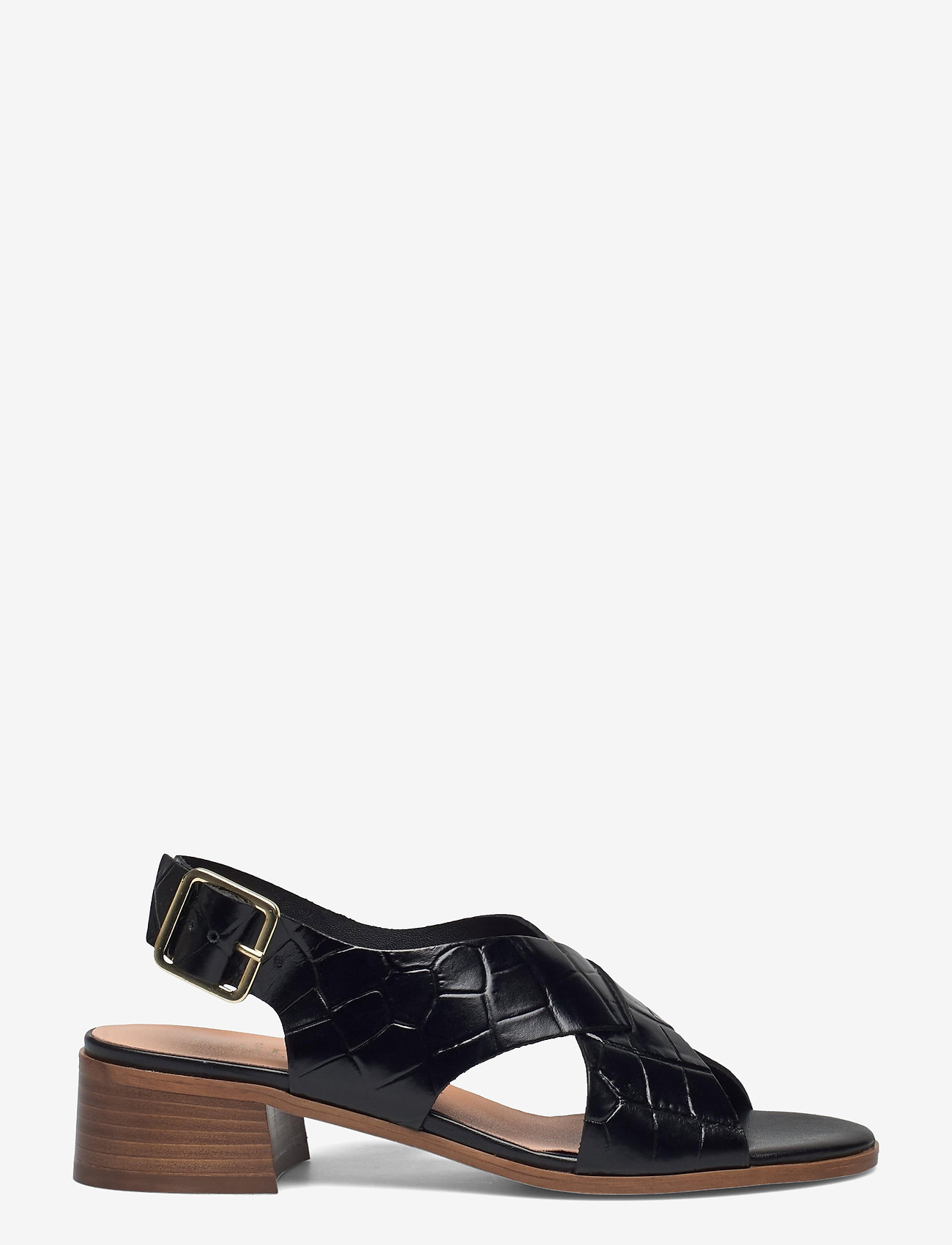 Apair - Cut cross sandal low - nero (black) - 1