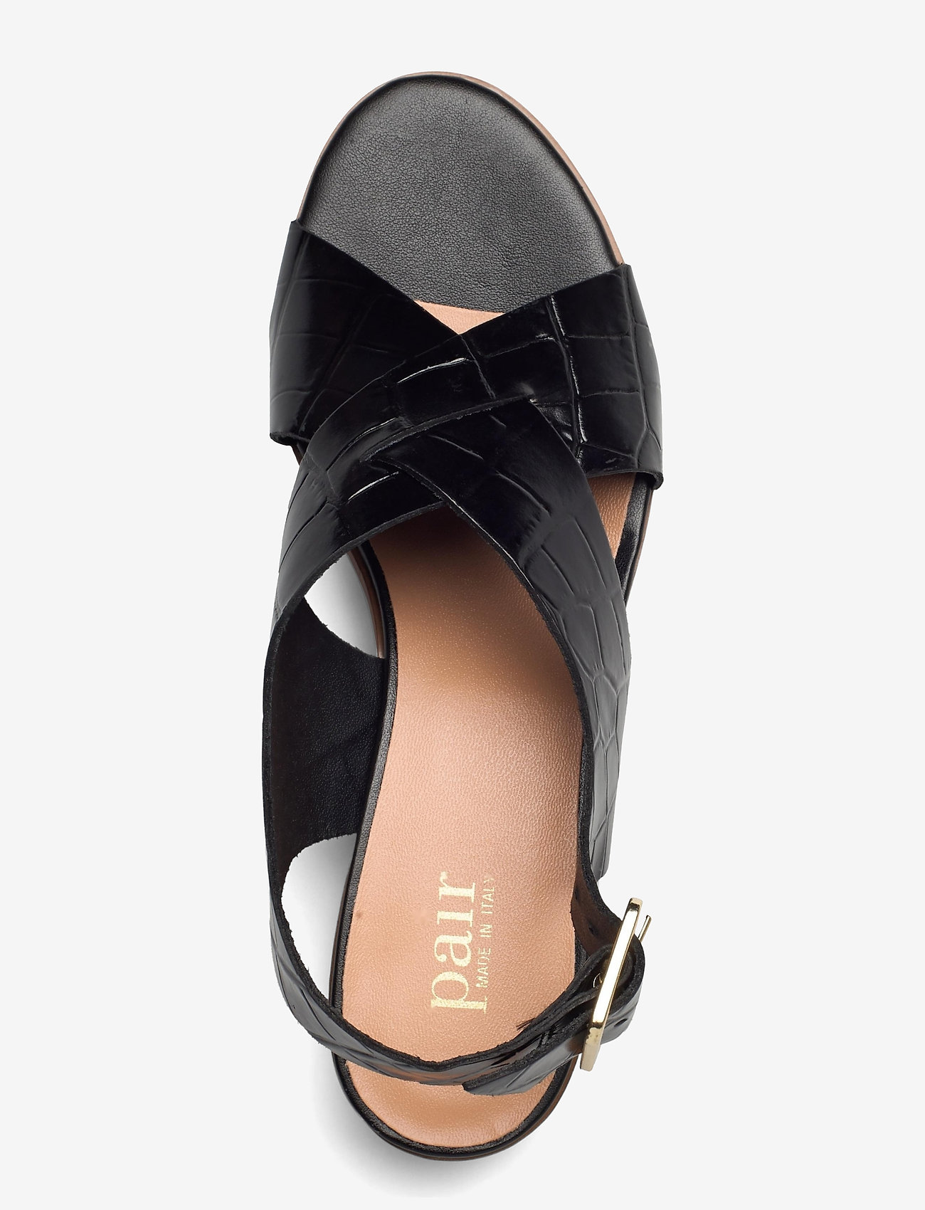 Apair - Cut cross sandal low - nero (black) - 3