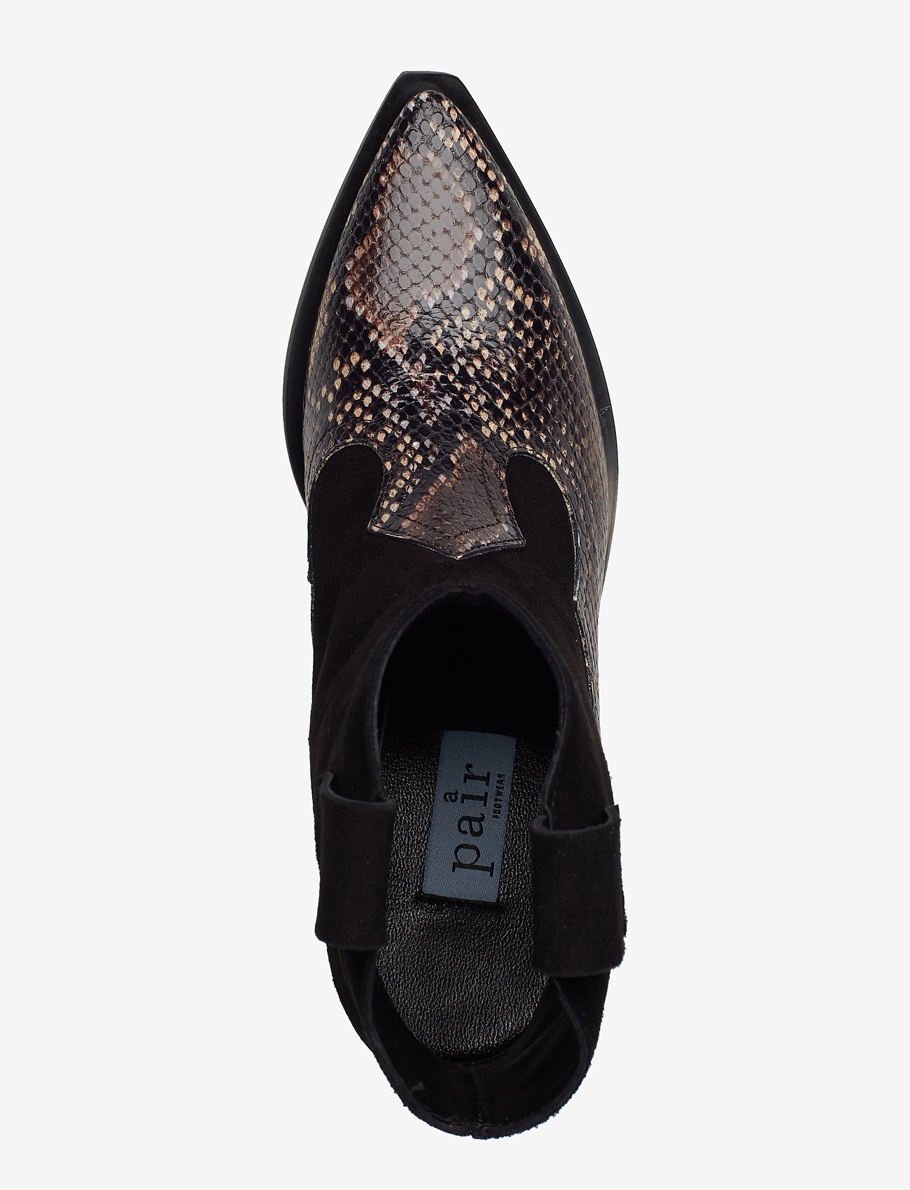 Apair - Western strap - brown python print - 3