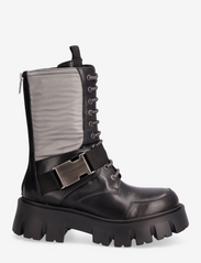 Apair - Mega chunky buckle - laced boots - nero - 1