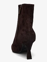 Apair - High heel stilletto bootie - høj hæl - 490 dark brown - 2