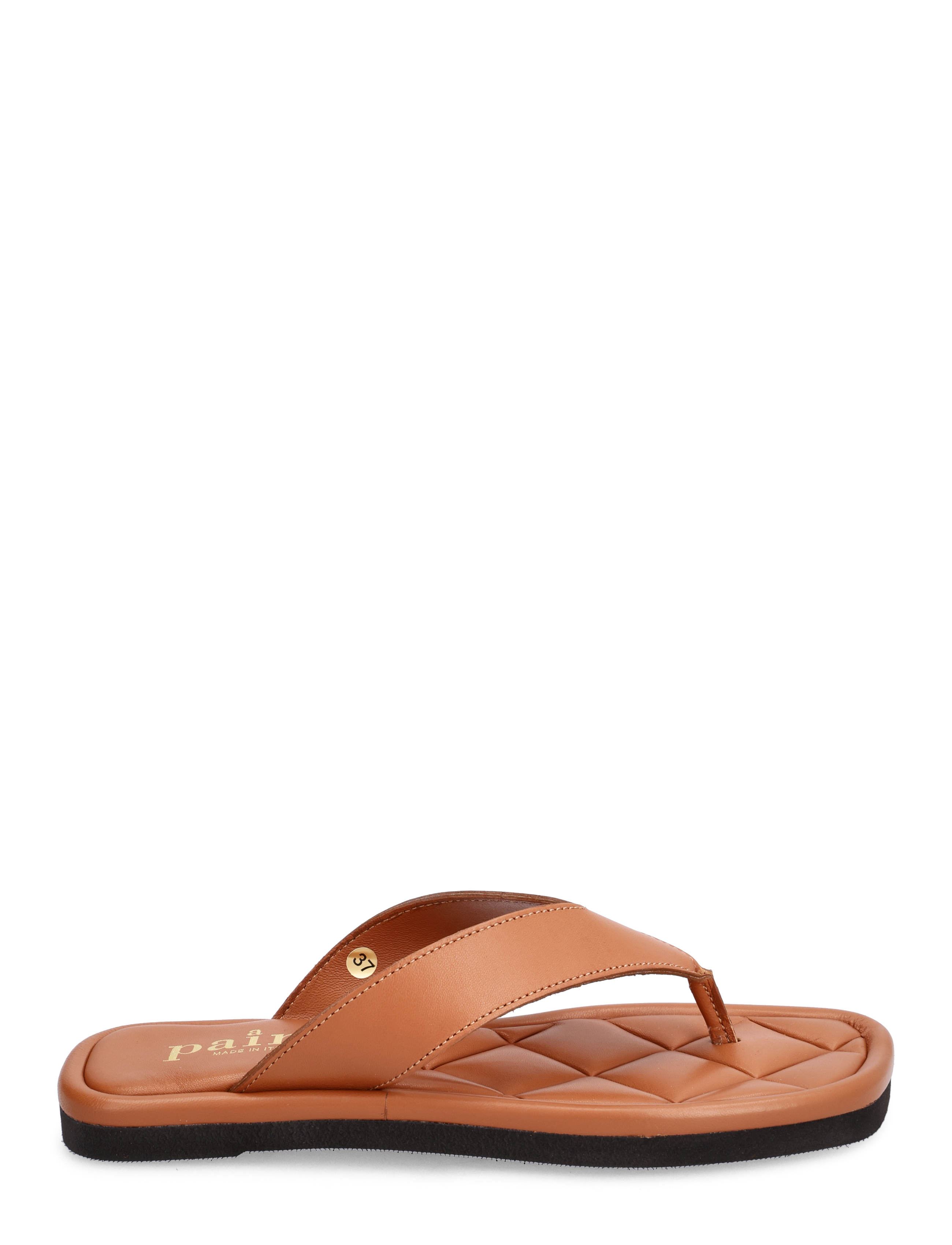Apair - Flip flop soft flat - mou (cognac) - 1