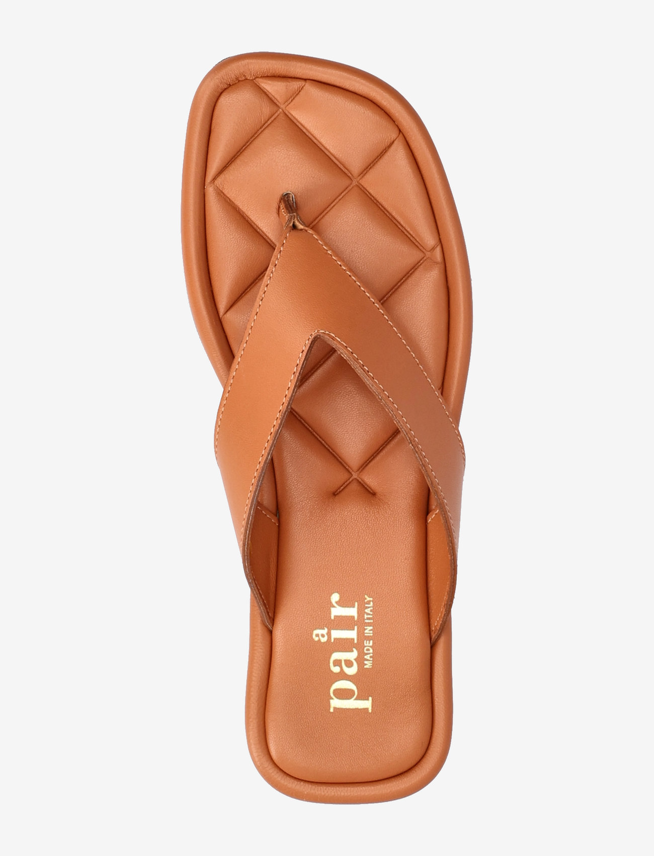 Apair - Flip flop soft flat - mou (cognac) - 3