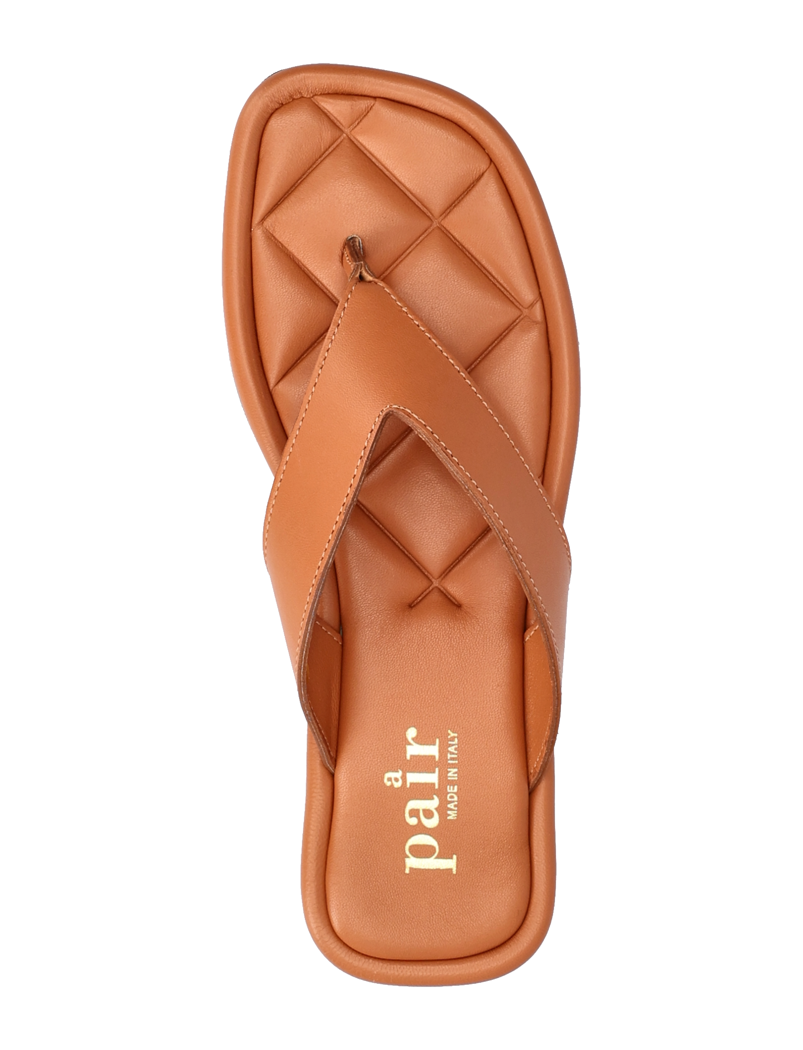 Apair - Flip flop soft flat - mou (cognac) - 3