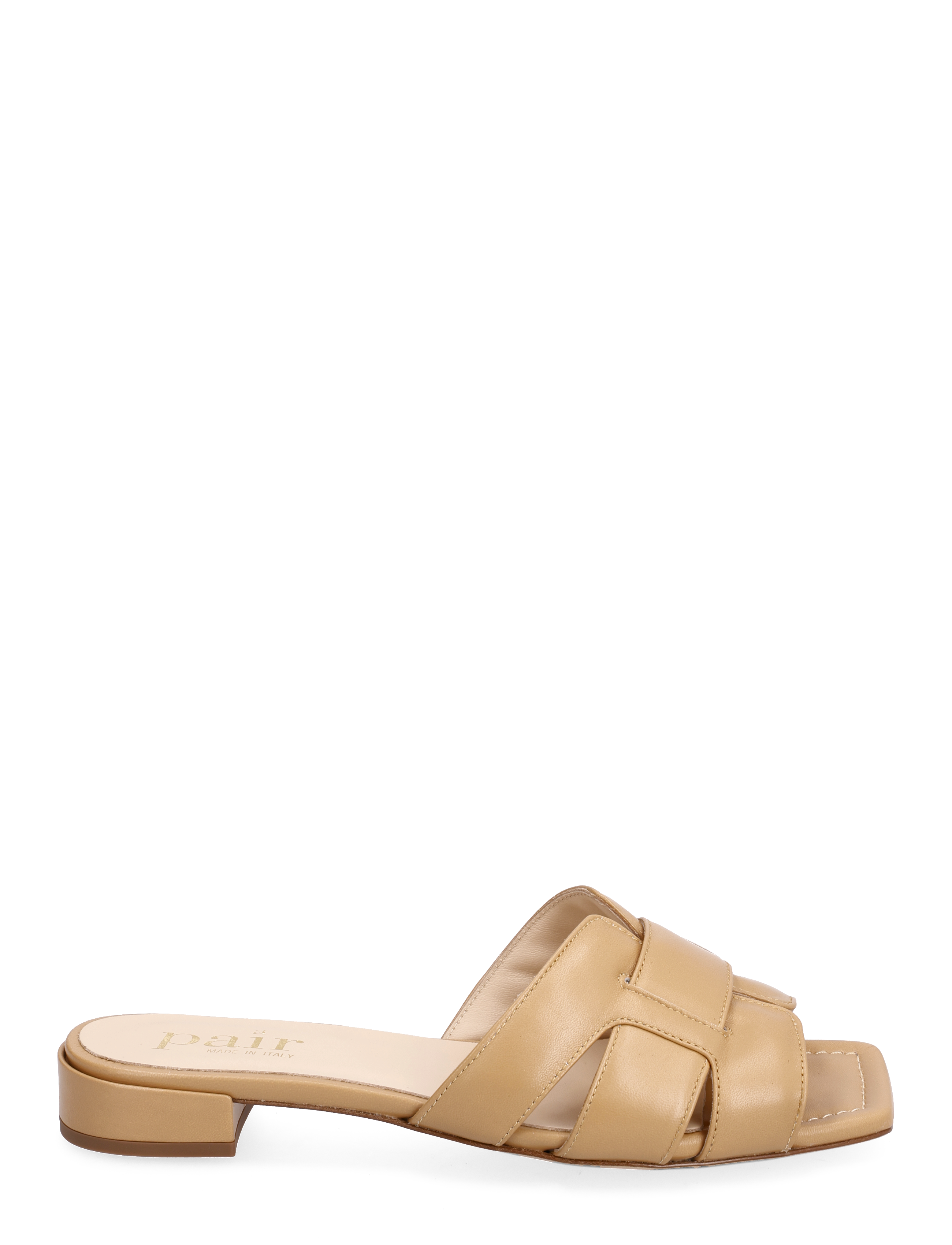 Apair - Pillow braided flat - camel - 1
