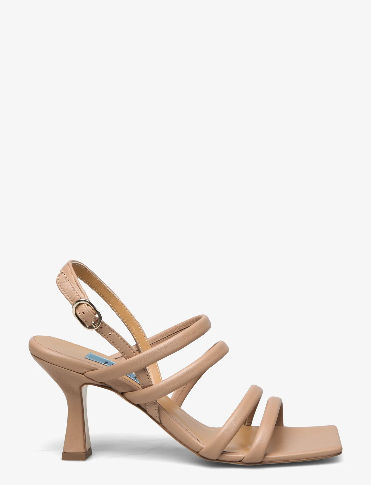 Apair - Multi stringg high heel - party wear at outlet prices - natural tan - 1