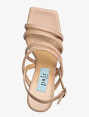 Apair - Multi stringg high heel - party wear at outlet prices - natural tan - 3