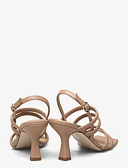 Apair - Multi stringg high heel - party wear at outlet prices - natural tan - 4