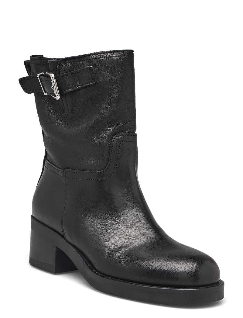 Apair New Heel Biker One Buckle (AOBOTTAVIA03) Stiefeletten mit