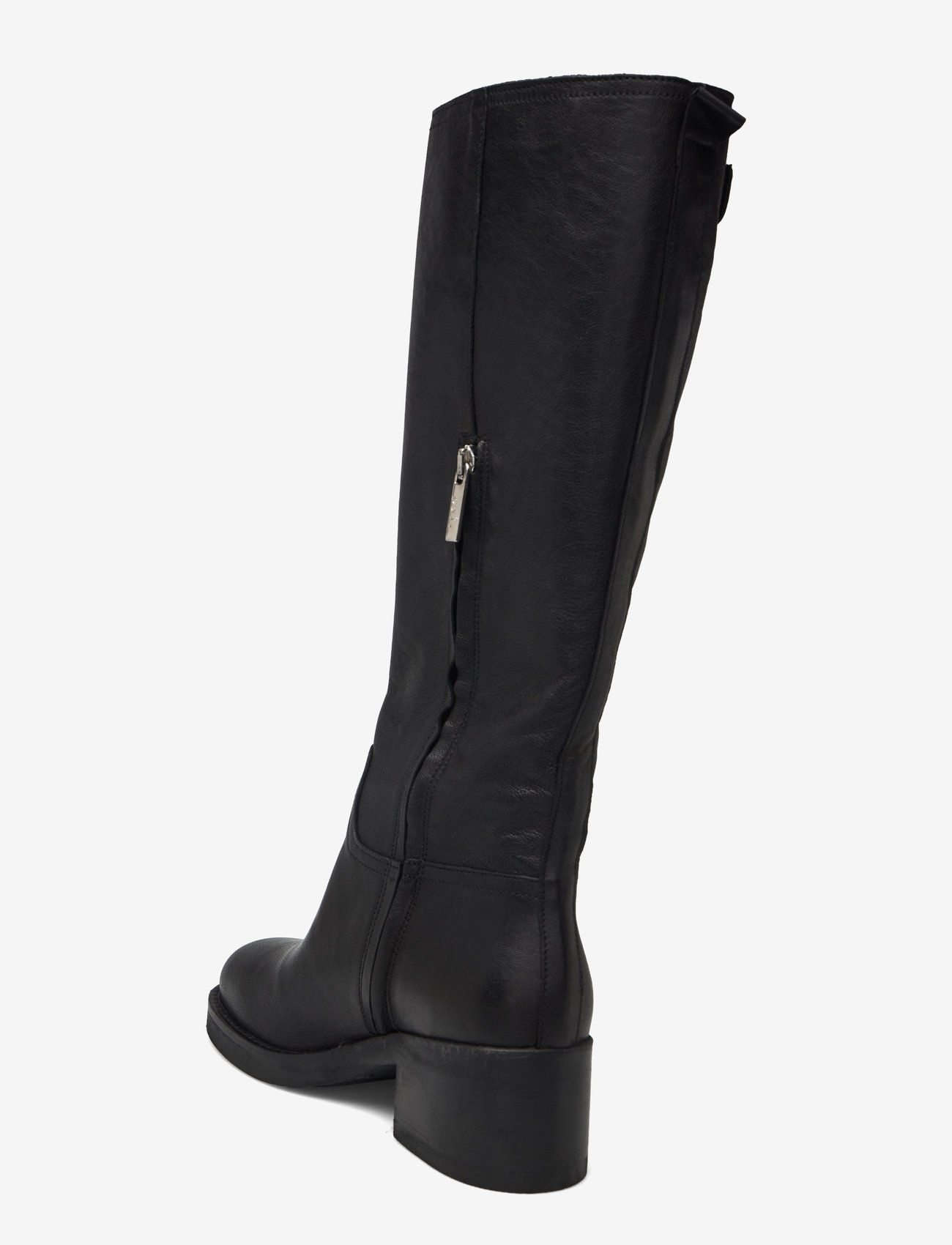 Apair - New heel long biker one buckle - nero - 2