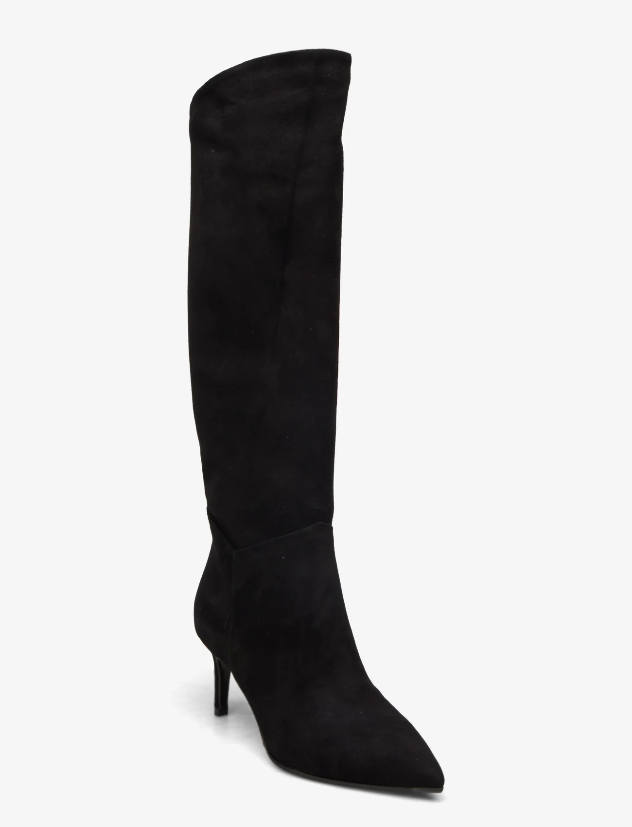 Apair - Long shaft straight low stilletto boot - knee high boots - nero - 0