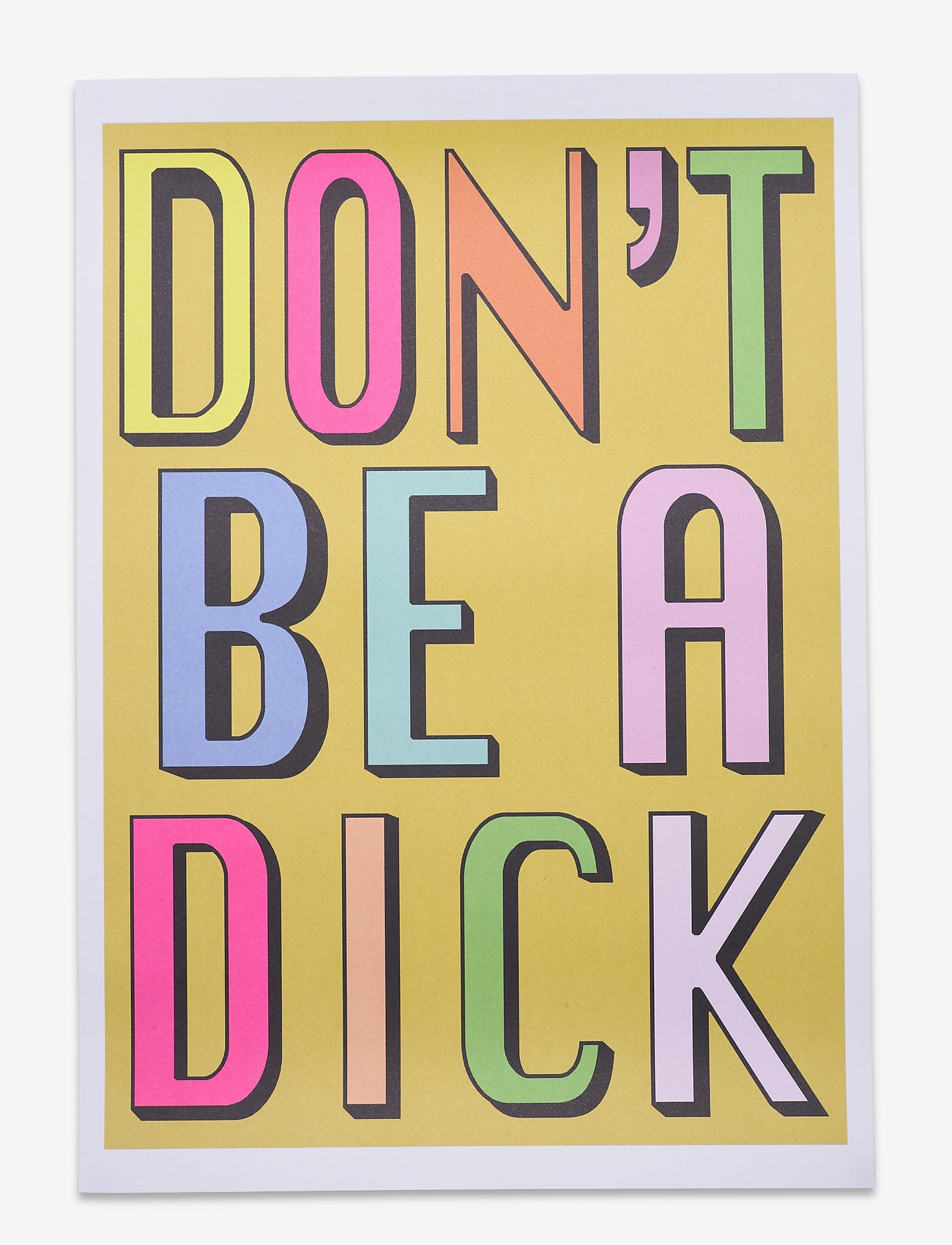 Aparte Works - Aparte x Hannah Carvell - Don't be a Dick - graphical patterns - multi - 0