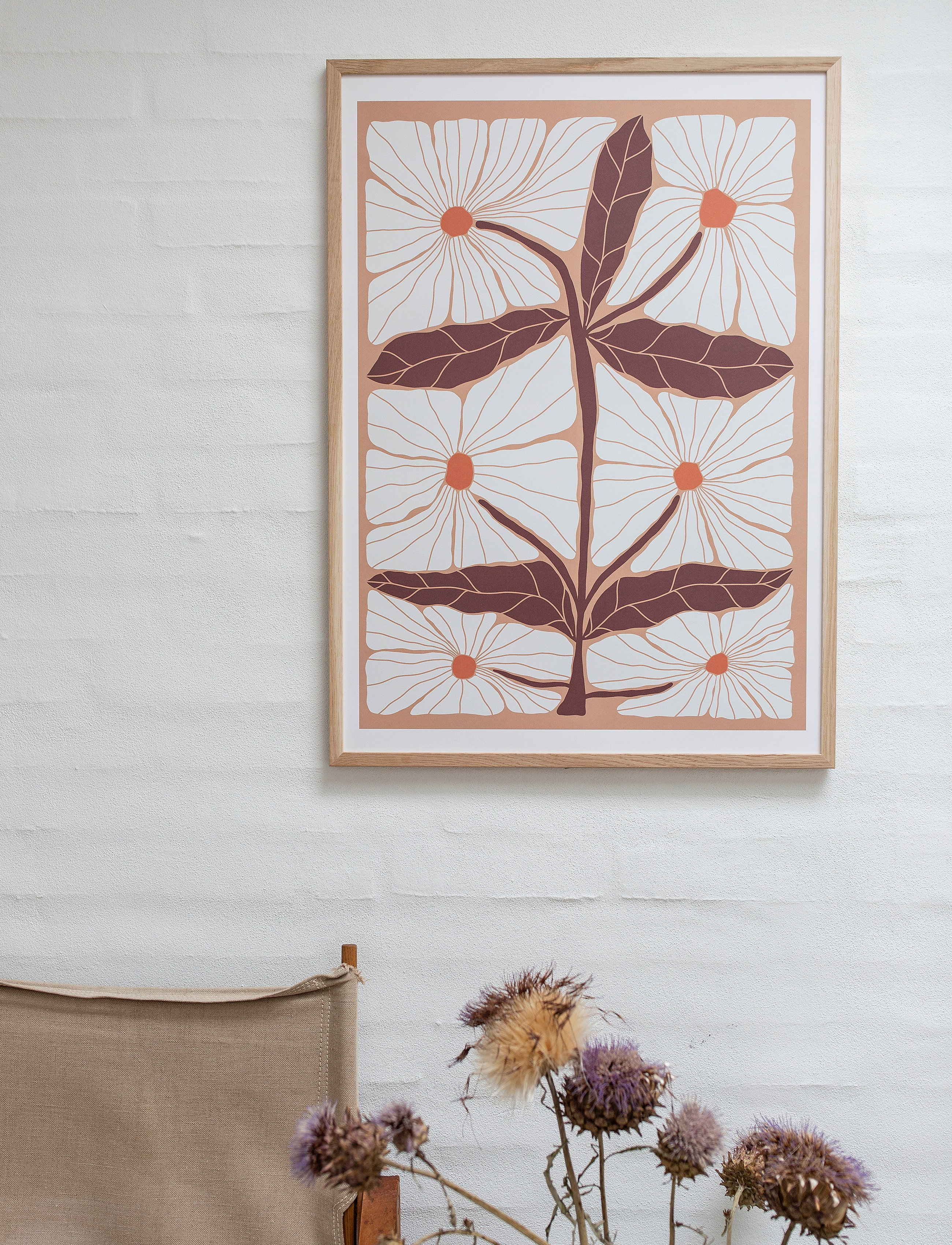 Aparte Works X Rebecca Zwanzig, 50X70 cm, Posters, Mehrfarbig/gemustert - Botanical, Homeware