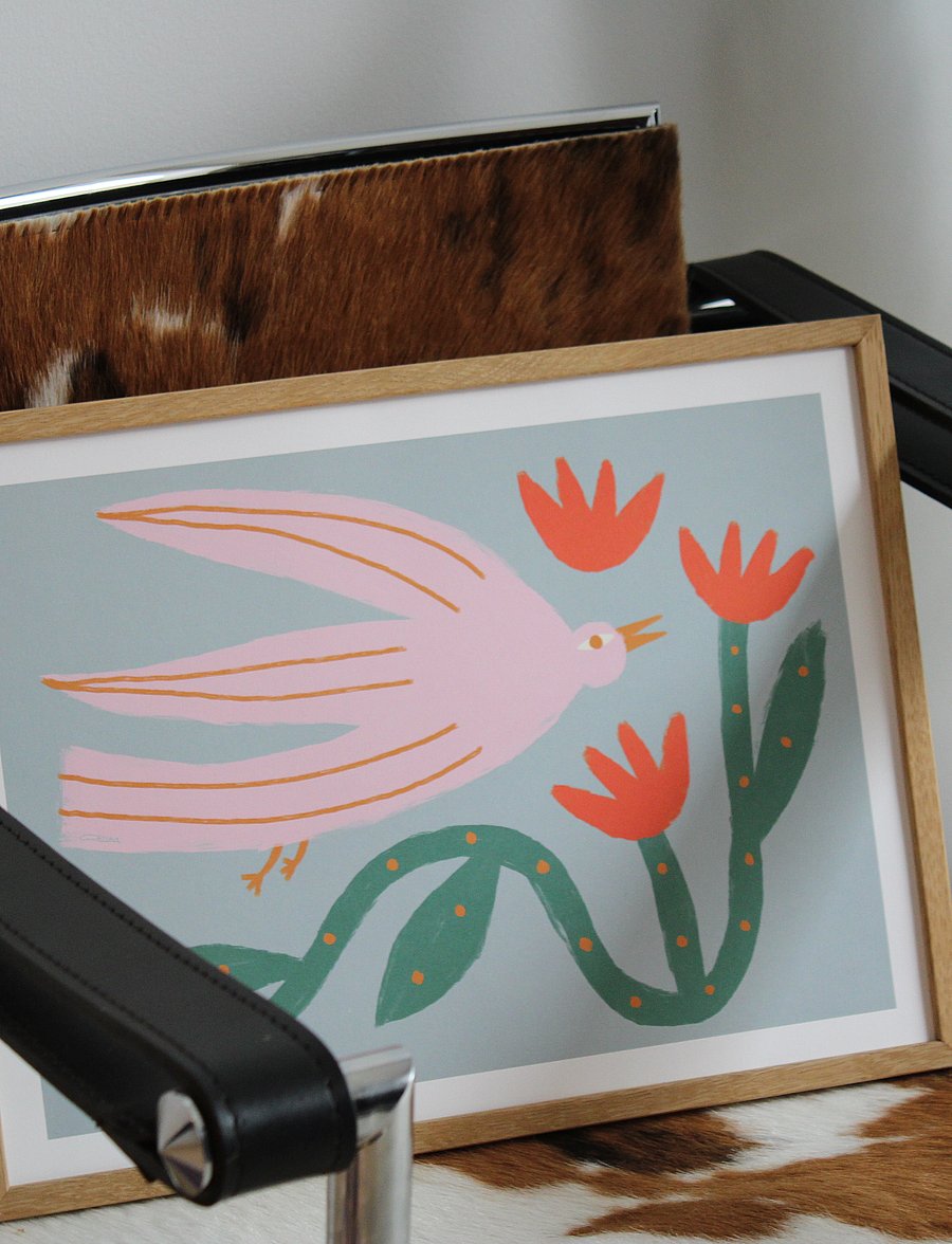 Aparte Works - Aparte x Matías Larraín - Free Bird - pink - 2
