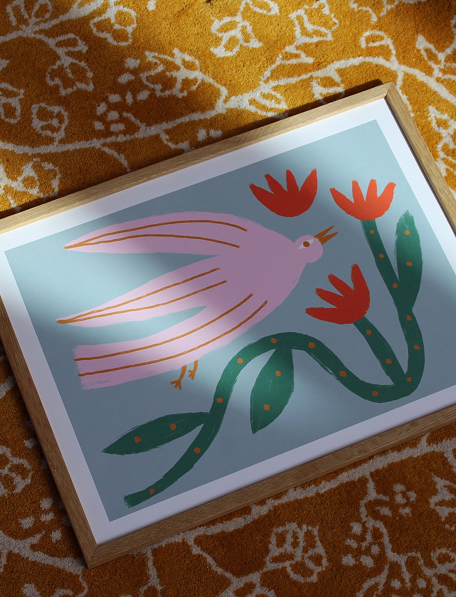 Aparte Works - Aparte x Matías Larraín - Free Bird - pink - 3