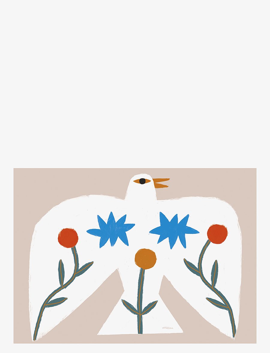 Aparte Works - Aparte x Matías Larraín - Totem Bird - beige - 0