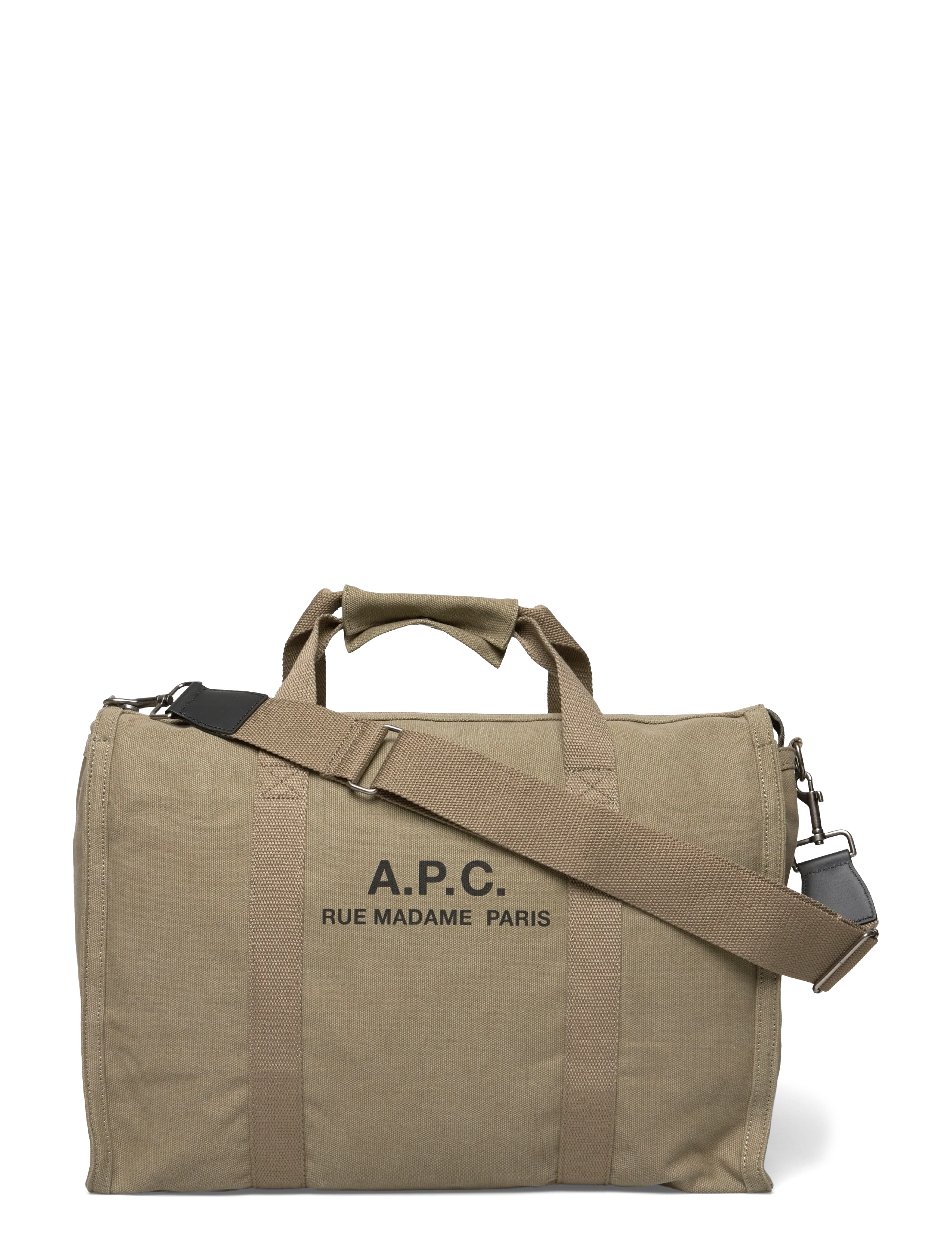 A.P.C. Gym Tote Bag - Weekendtasker - GREY / khaki/green